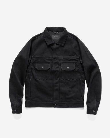 HAVEN Station Jacket - Suvin Cotton Denim Black, Trucker Jackets
