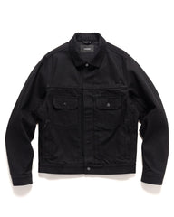 HAVEN Station Jacket - Suvin Cotton Denim Black, Outerwear