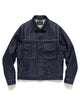 HAVEN Station Jacket - Suvin Cotton Denim Indigo, Outerwear