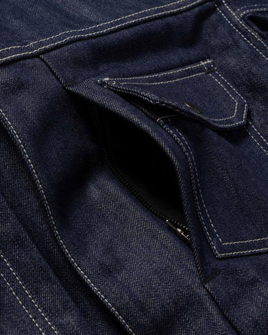 HAVEN Station Jacket - Suvin Cotton Denim Indigo, Outerwear