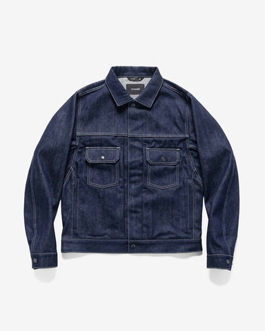 HAVEN Station Jacket - Suvin Cotton Denim Indigo, Trucker Jackets