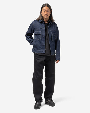 HAVEN Station Jacket - Suvin Cotton Denim Indigo, Trucker Jackets