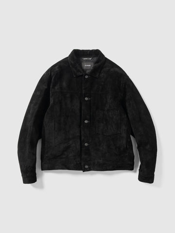 HAVEN Station Jacket Type 01 - Suede Windstopper® Black, Leather Jackets