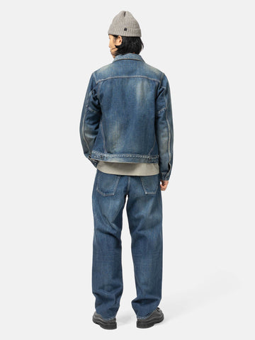 HAVEN Station Jacket - Suvin Cotton Denim Washed Indigo, Trucker Jackets