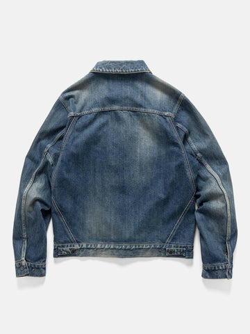 HAVEN Station Jacket - Suvin Cotton Denim Washed Indigo, Denim Jackets