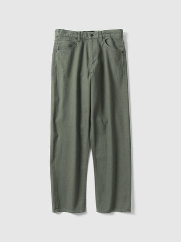 HAVEN Station Pant - Cotton Denim Sage, Jeans