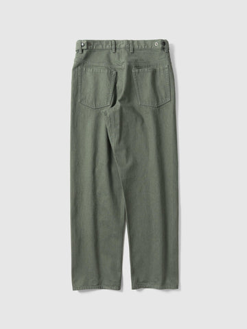HAVEN Station Pant - Cotton Denim Sage, Jeans