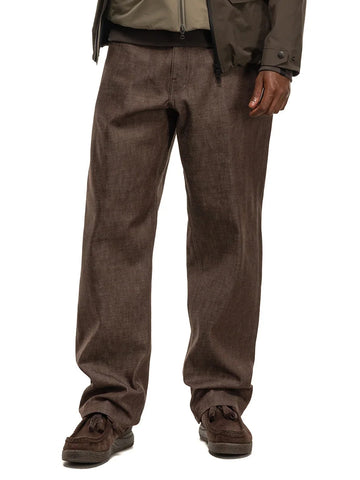 HAVEN-Station-Pant---Cotton-Denim-Tobacco-front