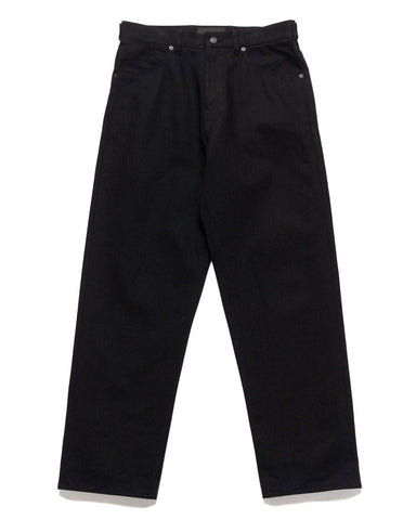 HAVEN Station Pant - Suvin Cotton Denim Black, Bottoms