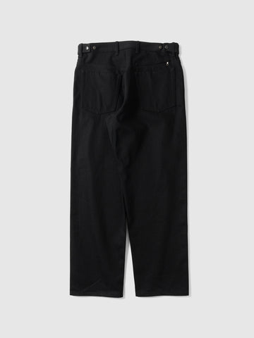 HAVEN Station Pant - Suvin Cotton Denim Black, Jeans