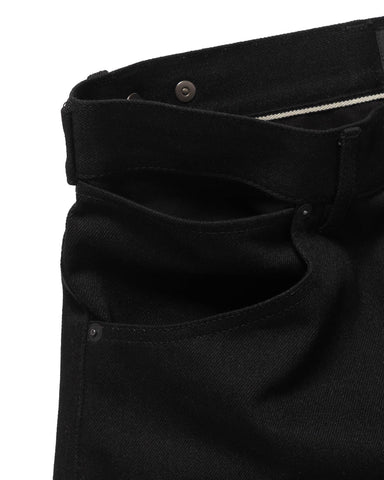 HAVEN Station Pant - Suvin Cotton Denim Black, Bottoms