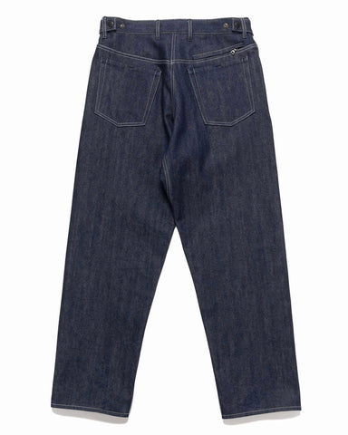 HAVEN Station Pant - Suvin Cotton Denim Indigo, Bottoms