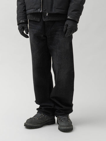 HAVEN Station Pant - Suvin Cotton Denim Washed Black, Jeans