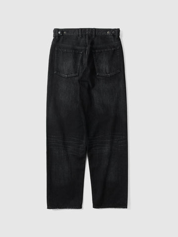 HAVEN Station Pant - Suvin Cotton Denim Washed Black, Jeans