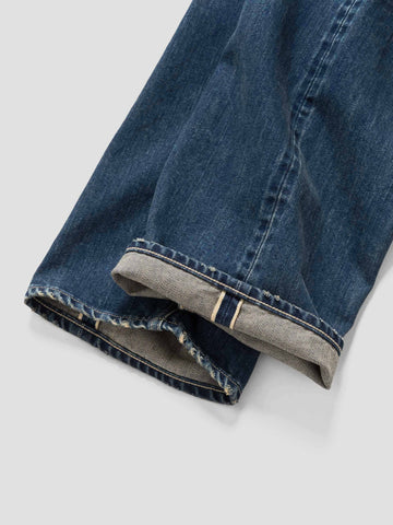 HAVEN Station Pant - Suvin Cotton Denim Washed Indigo, Jeans