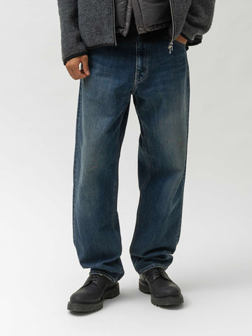 HAVEN Station Pant - Suvin Cotton Denim Washed Indigo, Jeans