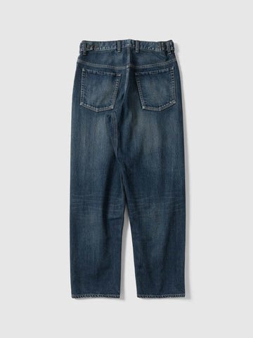 HAVEN Station Pant - Suvin Cotton Denim Washed Indigo, Jeans
