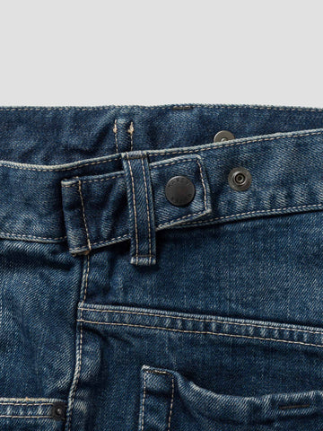 HAVEN Station Pant - Suvin Cotton Denim Washed Indigo, Jeans
