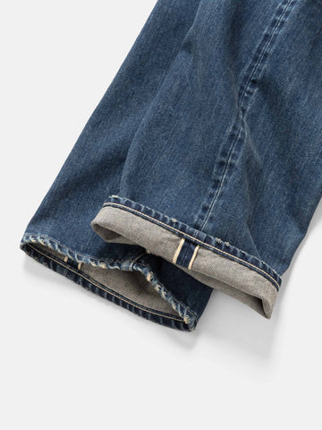 HAVEN Station Pant - Suvin Cotton Denim Washed Indigo, Jeans