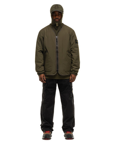 Stone Island SOFT SHELL-R_e.dye® Technology In Recycled Polyester With Primaloft® P.U.R.E Insulation Jacket Olive, Outerwear