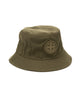 Stone Island Wool/Polyester Gabardine Bucket Hat OLIVE, Headwear