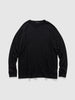 HAVEN Stratus Longsleeve - Superfine Wool Jersey Black, T-Shirts