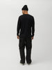 HAVEN Stratus Longsleeve - Superfine Wool Jersey Black, T-Shirts