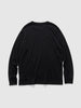 HAVEN Stratus Longsleeve - Superfine Wool Jersey Black, T-Shirts