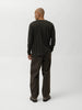 HAVEN Stratus Longsleeve - Superfine Wool Jersey Peat, T-Shirts