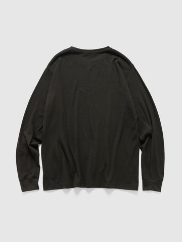 HAVEN Stratus Longsleeve - Superfine Wool Jersey Peat, T-Shirts