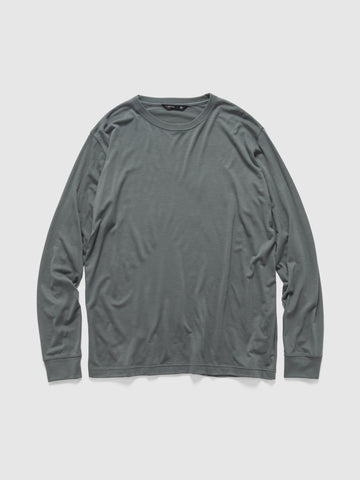 HAVEN Stratus Longsleeve - Superfine Wool Jersey Sage, T-Shirts