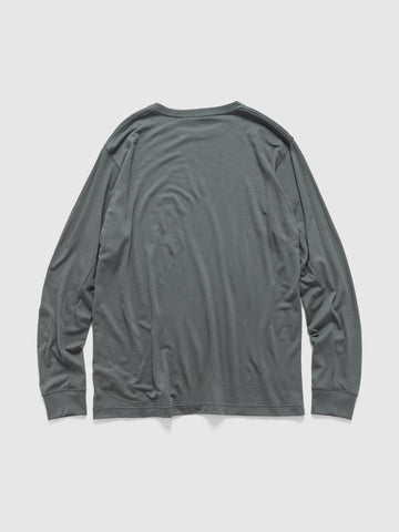 HAVEN Stratus Longsleeve - Superfine Wool Jersey Sage, T-Shirts