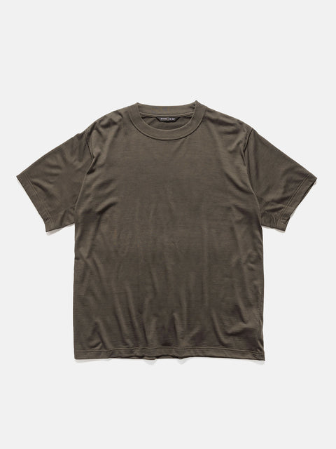 HAVEN Stratus T-Shirt - Superfine Wool Jersey - Earth, T-Shirts