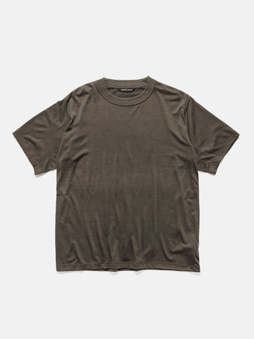 HAVEN Stratus T-Shirt - Superfine Wool Jersey - Earth, T-Shirts