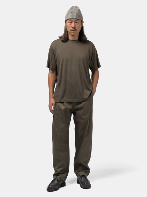 HAVEN Stratus T-Shirt - Superfine Wool Jersey - Earth, T-Shirts