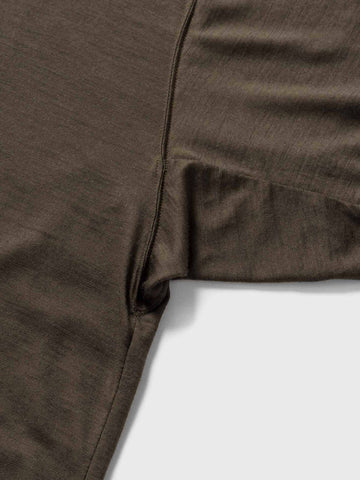 HAVEN Stratus T-Shirt - Superfine Wool Jersey - Earth, T-Shirts