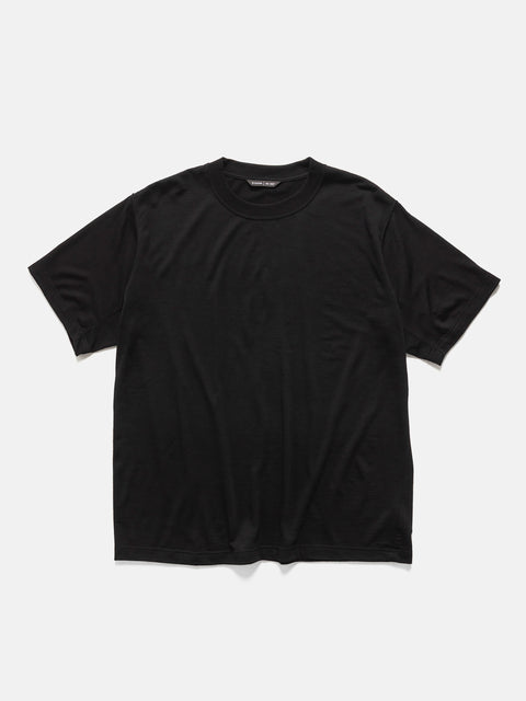 HAVEN Stratus T-Shirt - Superfine Wool Jersey - Black, T-Shirts