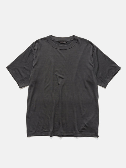 HAVEN Stratus T-Shirt - Superfine Wool Jersey - Graphite, T-Shirts