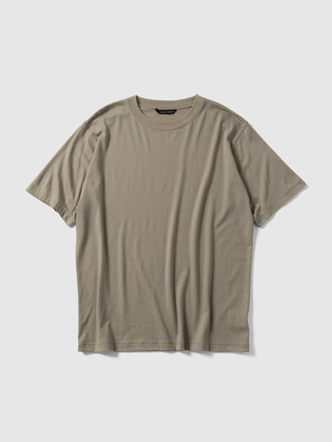 HAVEN Stratus T-Shirt - Superfine Wool Jersey Silt, T-Shirts