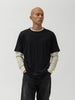 HAVEN Stratus T-Shirt - Superfine Wool Jersey Black, T-Shirts