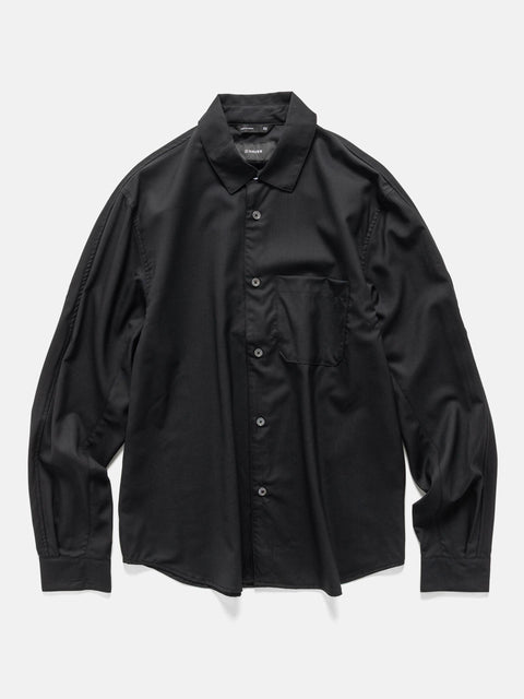 HAVEN Studio Shirt Super 140 Wool Black, Shirts