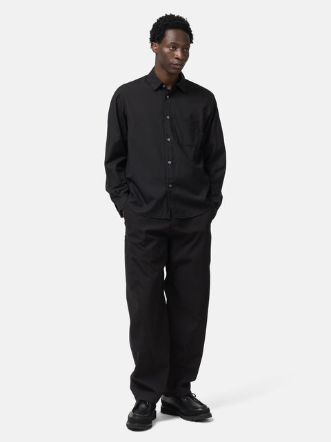 HAVEN Studio Shirt - Super 140 Wool Black, Shirts
