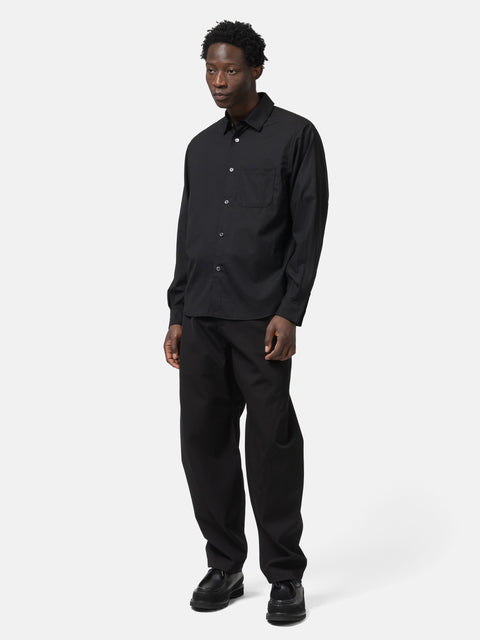 HAVEN Studio Shirt Super 140 Wool Black, Shirts