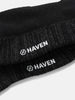 HAVEN Loom Socks - Wool Cashmere Black, Socks