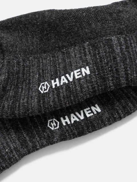 HAVEN Loom Socks - Wool Cashmere Charcoal, Socks