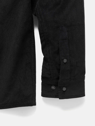 HAVEN Travail Shirt - Cotton Corduroy Black, Shirts
