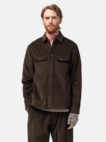 HAVEN Travail Shirt - Cotton Corduroy Earth, Shirts