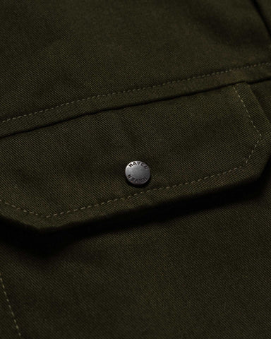 HAVEN Travail Shirt - Emerized Twill Olive, Shirts