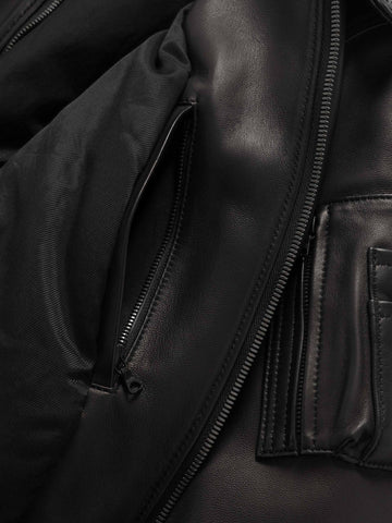 HAVEN Turbine Jacket - Leather / GORE-TEX WINDSTOPPER® / PrimaLoft® Black, Leather Jackets
