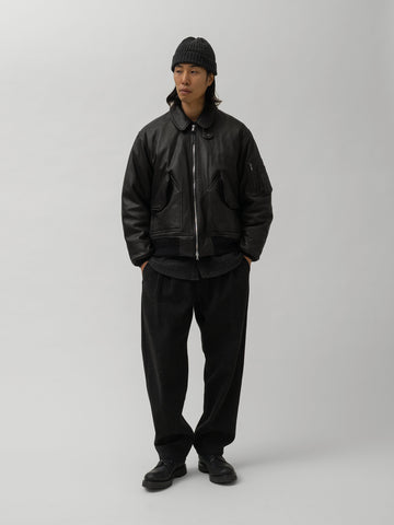 HAVEN Turbine Jacket - Leather Windstopper® Black, Leather Jackets